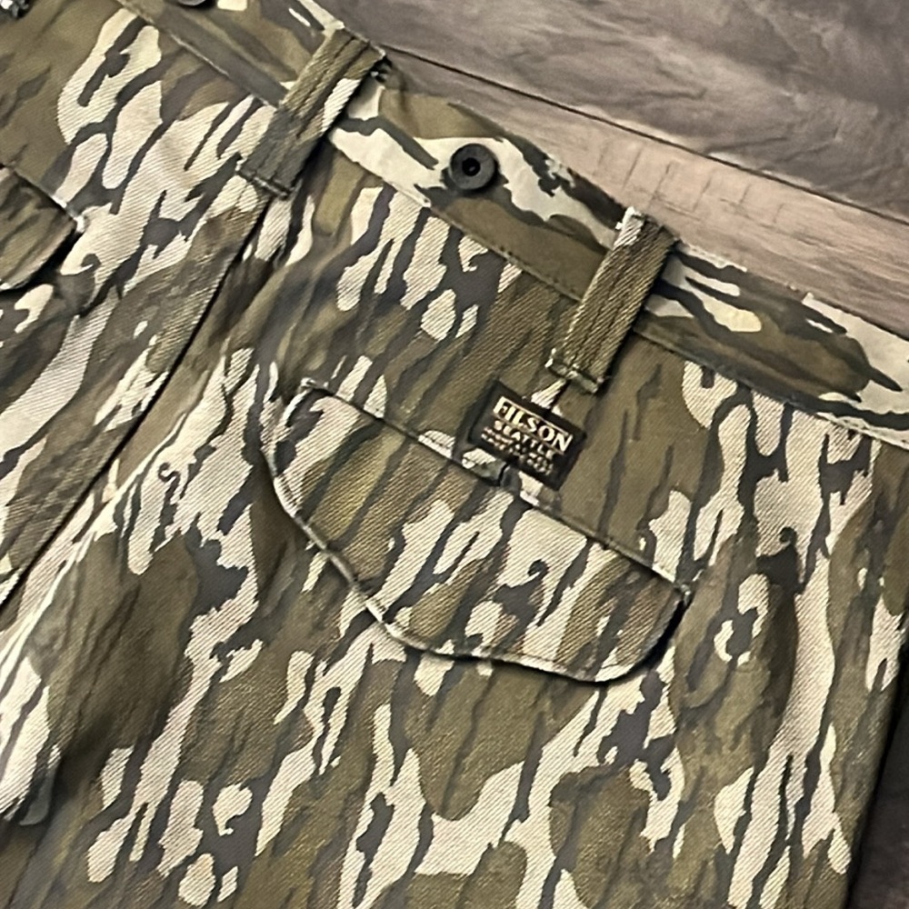 Filson Rugged Twill Utility Pants Mossy Oak Camo Camouflage Men’s Size 34x34 - Picture 6 of 13